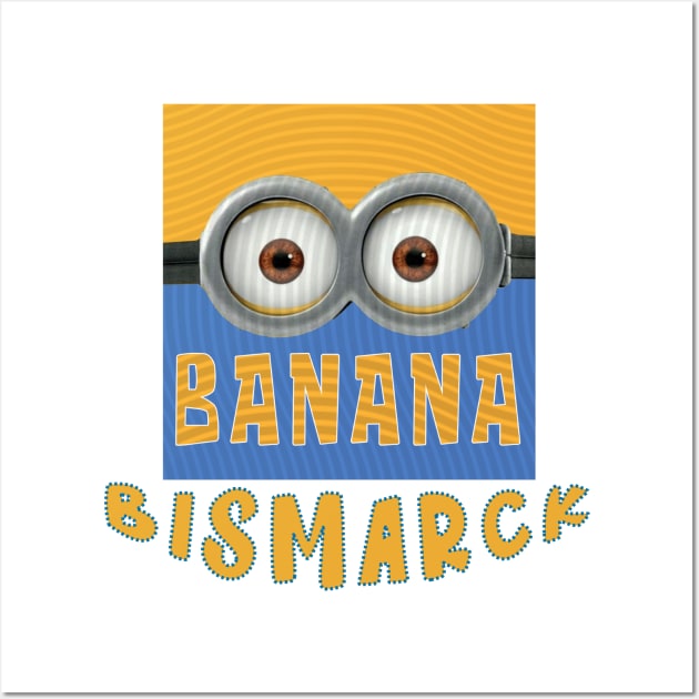 DESPICABLE MINION AMERICA BISMARCK Wall Art by LuckYA